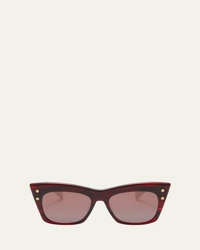 B-II Acetate Cat-Eye Sunglasses